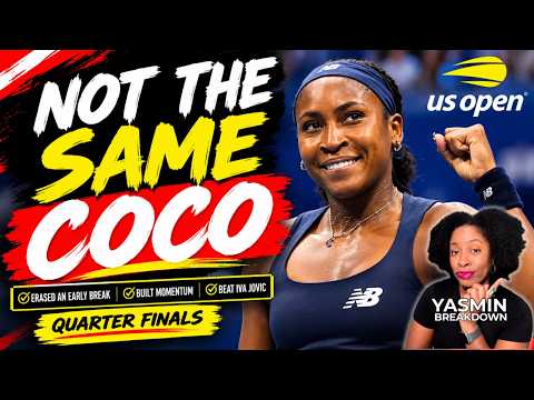 Coco Gauff Erases Early Break To Reach US Open Quarterfinals